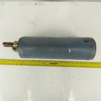 2-1/2 Gallon Steel Storage Oil Tank 1-1/2" Sweat Copper Ports