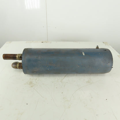 2-1/2 Gallon Steel Storage Oil Tank 1-1/2" Sweat Copper Ports