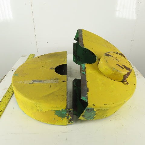 Flywheel Guard Brake Press Punch Press 2 Piece 27" OD x 5" Wide