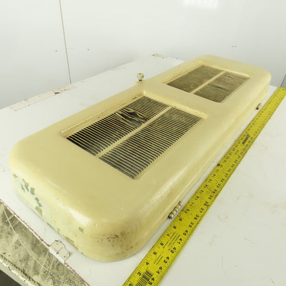 43" x 14" x 4" Rounded Heavy Cast Iron Machine Guard Door