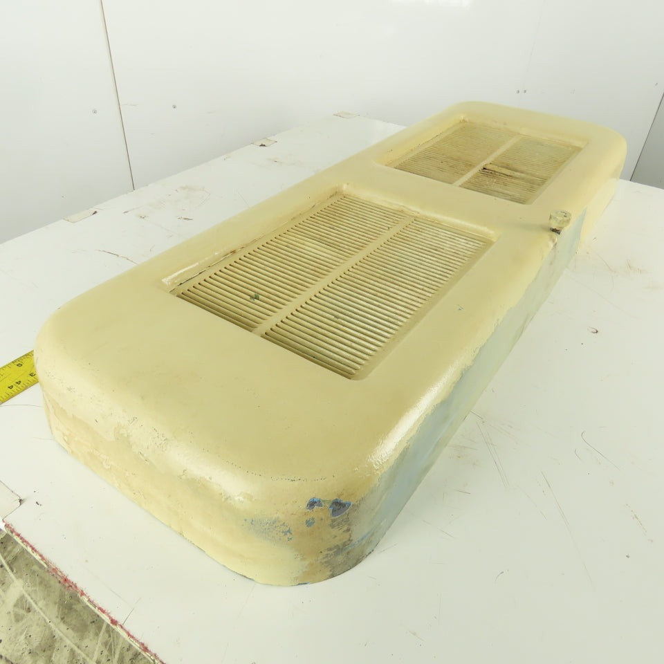 43" x 14" x 4" Rounded Heavy Cast Iron Machine Guard Door