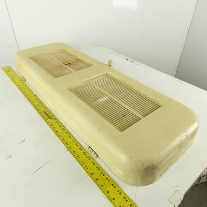 43" x 14" x 4" Rounded Heavy Cast Iron Machine Guard Door
