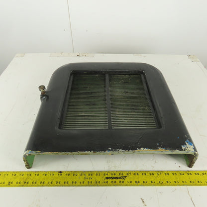 22" x 22" x 4" Rounded Heavy Cast Iron Machine Half Guard Door