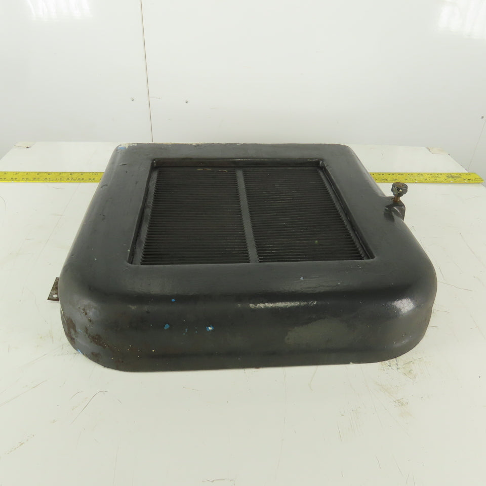 22" x 22" x 4" Rounded Heavy Cast Iron Machine Half Guard Door