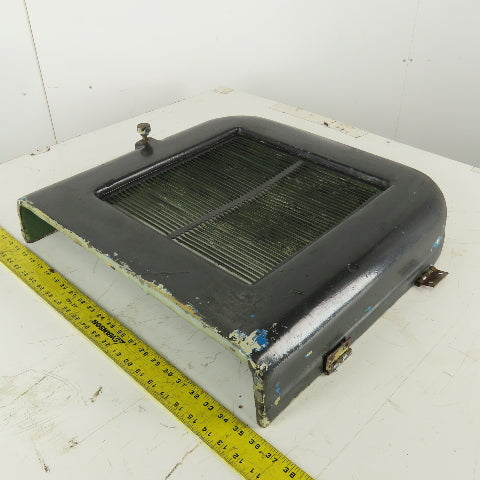 22" x 22" x 4" Rounded Heavy Cast Iron Machine Half Guard Door