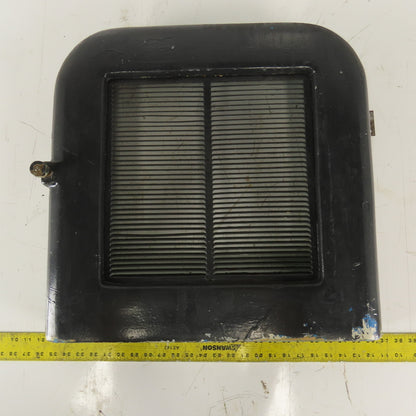 22" x 22" x 4" Rounded Heavy Cast Iron Machine Half Guard Door
