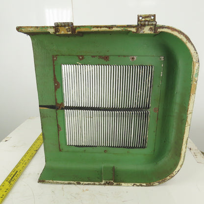 22" x 22" x 4" Rounded Heavy Cast Iron Machine Half Guard Door