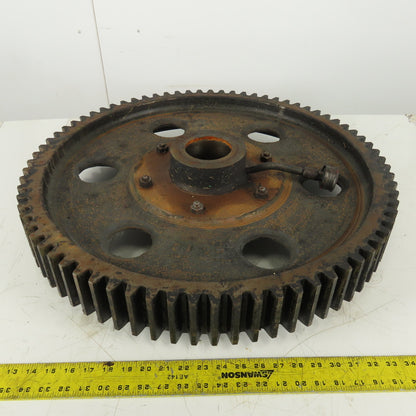 Spur Gear 25-3/4" Diameter x 3-1/4" Wide x 1" Pitch From a Power Shear