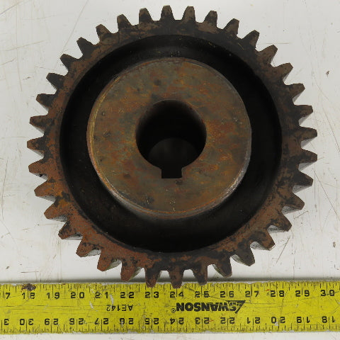 Spur Gear 9-1/2" Diameter x 3-1/4" Wide x 3/4" Pitch From a Power Shear