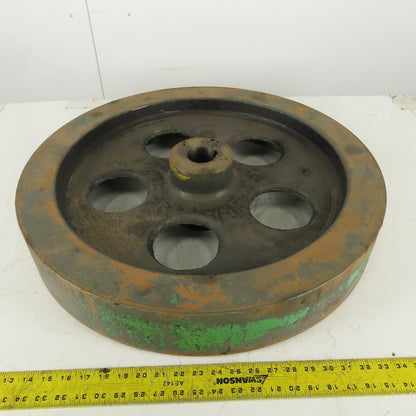 Flywheel 25" Diameter x 4" Wide x 2" Keyed Bore From a Power Shear