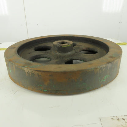 Flywheel 25" Diameter x 4" Wide x 2" Keyed Bore From a Power Shear