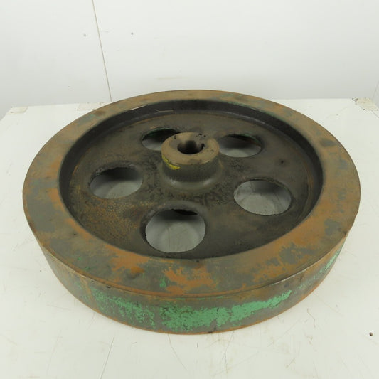 Flywheel 25" Diameter x 4" Wide x 2" Keyed Bore From a Power Shear