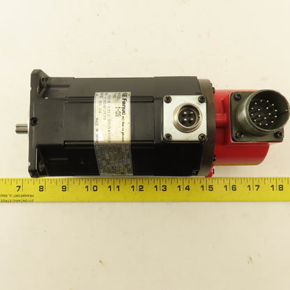 GE Fanuc A06B-0312-B501 120V 3Ph 2000RPM AC Servo Motor