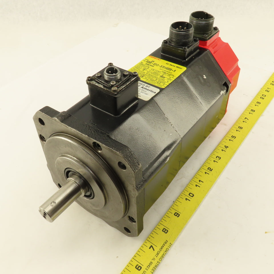 Fanuc A06B-0313-B701 3000 RPM 124VAC 3Ph AC Servo Motor