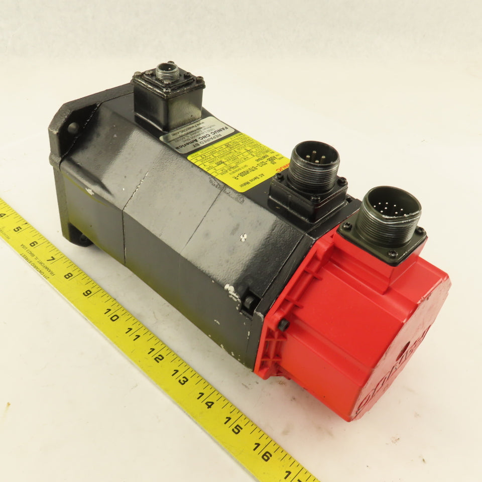 Fanuc A06B-0313-B701 3000 RPM 124VAC 3Ph AC Servo Motor