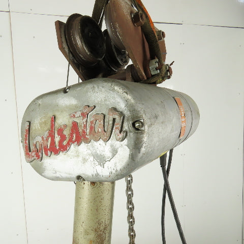 Cm Lodestar Model R Electric Chain Hoist 2 Ton 8FPM 28' Lift 208-230/460V 3Ph