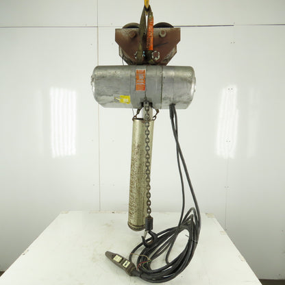 Cm Lodestar Model R Electric Chain Hoist 2 Ton 8FPM 28' Lift 208-230/460V 3Ph