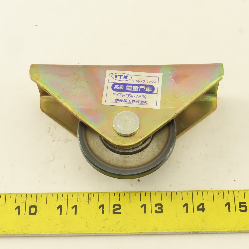 Asahi Syaryo ITK KS60 Caster W/Guard LB38200 KS60YA Lot of 2