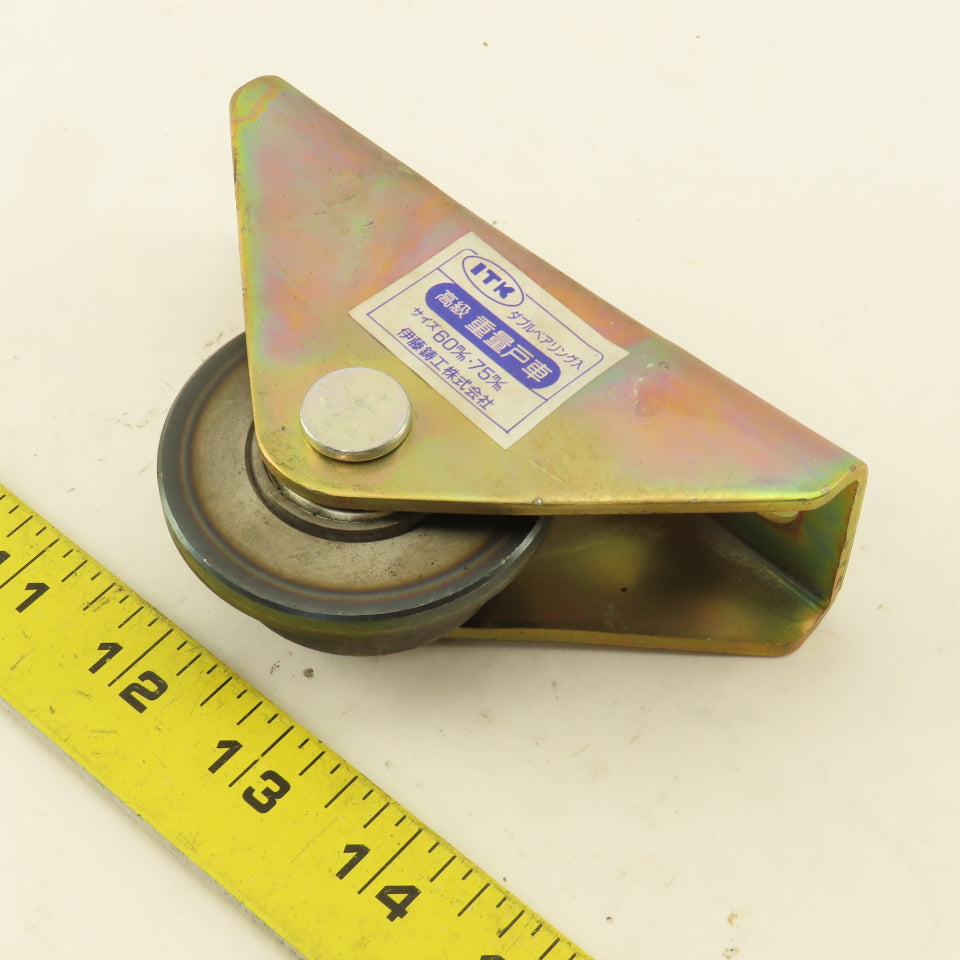 Asahi Syaryo ITK KS60 Caster W/Guard LB38200 KS60YA Lot of 2