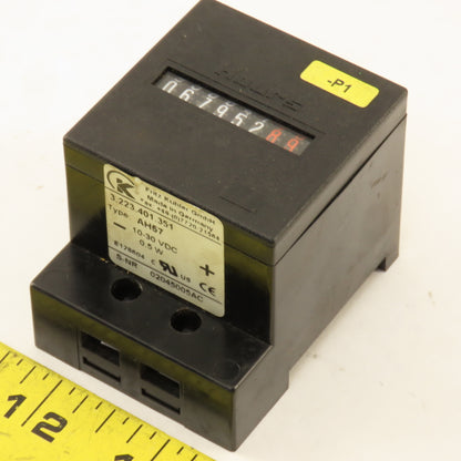 Fritz Kubler 3.223.401.351 Hour Meter 10-30VDC Type AH57