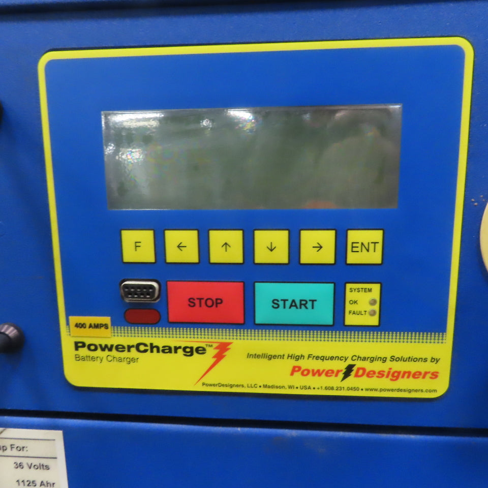 Power Charge PHFC-30KW-48V-480V 24/36/48 VDC Multi-Volt Forklift Battery Charger
