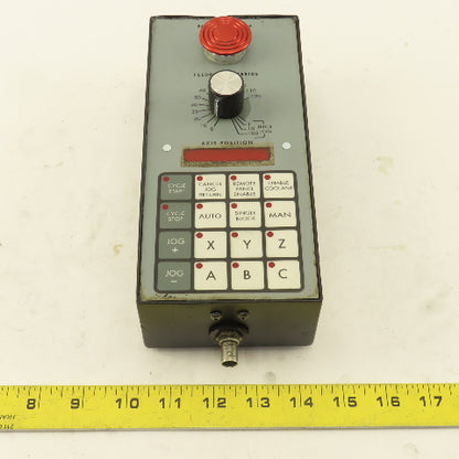 Kearney & Trecker Machine Manual Axis Jog Teach Pendant With Cable