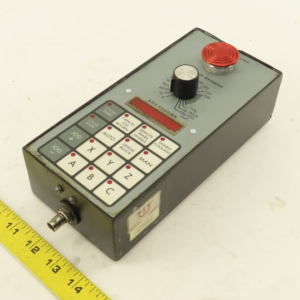 Kearney & Trecker Machine Manual Axis Jog Teach Pendant With Cable