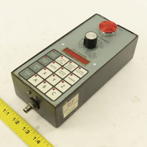 Kearney & Trecker Machine Manual Axis Jog Teach Pendant With Cable