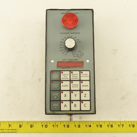 Kearney & Trecker Machine Manual Axis Jog Teach Pendant With Cable