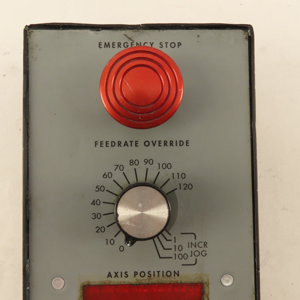 Kearney & Trecker Machine Manual Axis Jog Teach Pendant With Cable