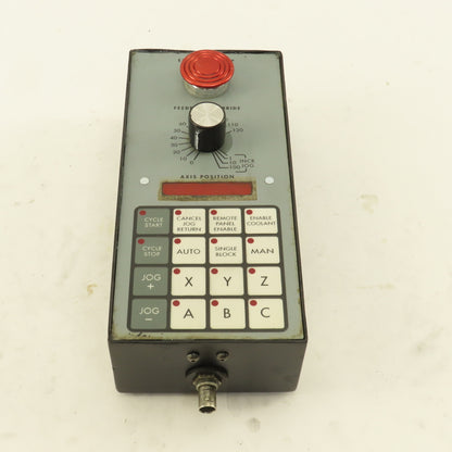 Kearney & Trecker Machine Manual Axis Jog Teach Pendant With Cable