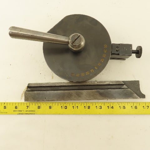 Saw Set Up T-Slot Mount Angle Gauge 0-50°