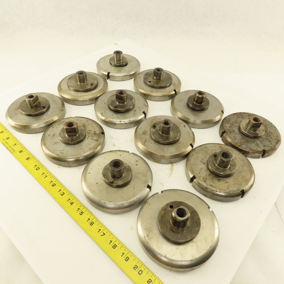 Strippit Super 30/30 Hydraulic Press Tooling Oblong Round Squares Lot Of 11 Sets