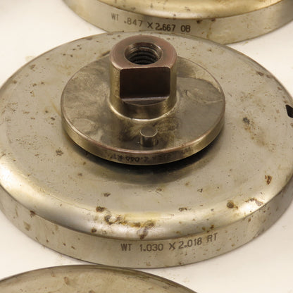 Strippit Super 30/30 Hydraulic Press Tooling Oblong Round Squares Lot Of 11 Sets