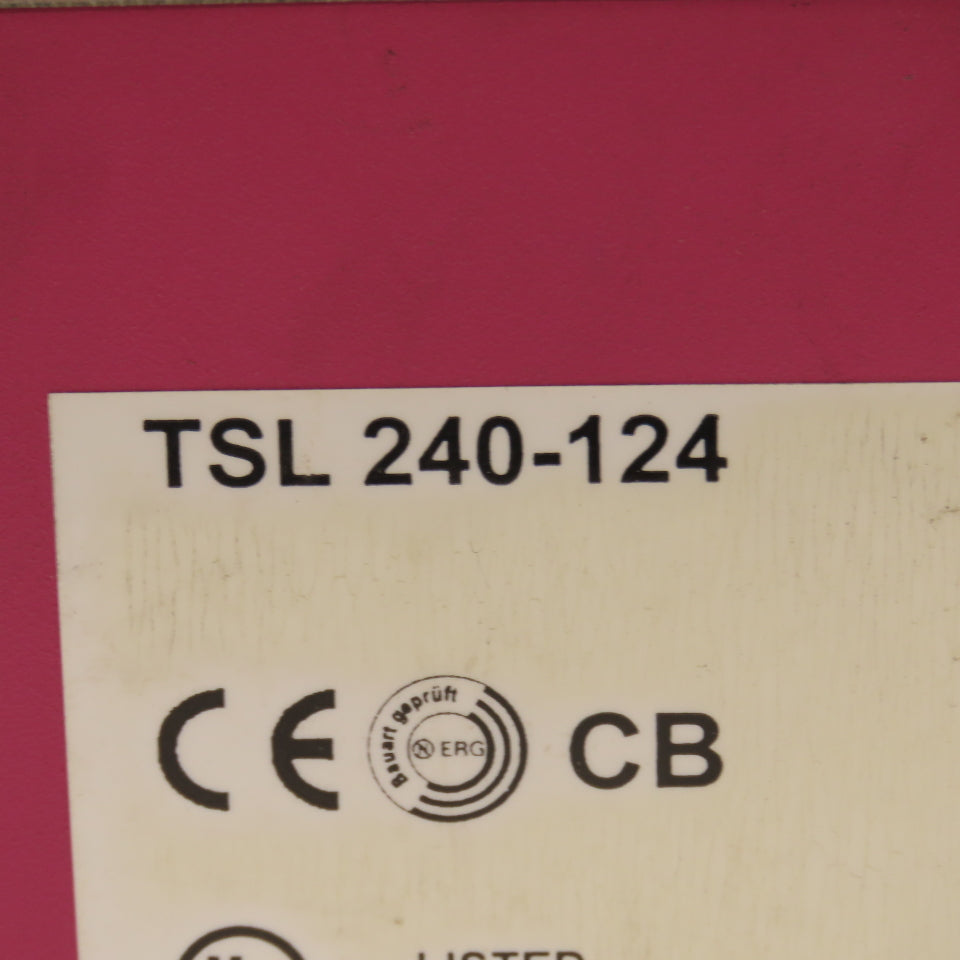 Traco Power TSL 240-124 Industrial Power Supply In 100-120/220-240 Out 24VDC/10A