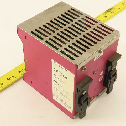 Traco Power TSL 240-124 Industrial Power Supply In 100-120/220-240 Out 24VDC/10A