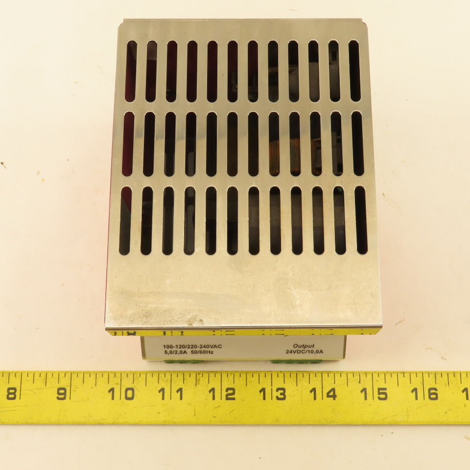 Traco Power TSL 240-124 Industrial Power Supply In 100-120/220-240 Out 24VDC/10A