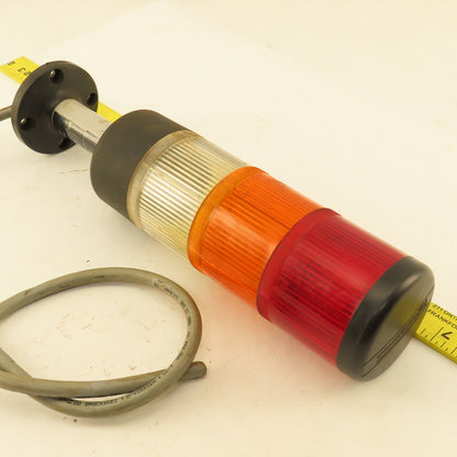 Telemecanique XVA-L3C Stackable Light Red Amber & Clear 240V Max 7wW/Base