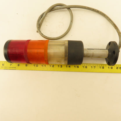 Telemecanique XVA-L3C Stackable Light Red Amber & Clear 240V Max 7wW/Base