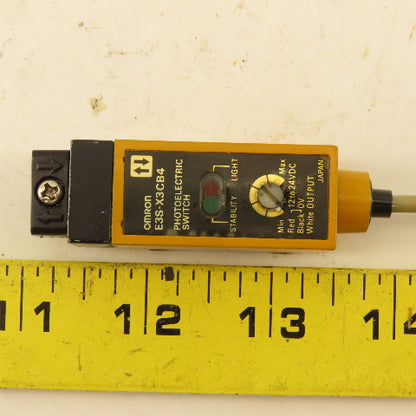 Omron E3S-X3CB4 12-24VDC Photoelectric Switch