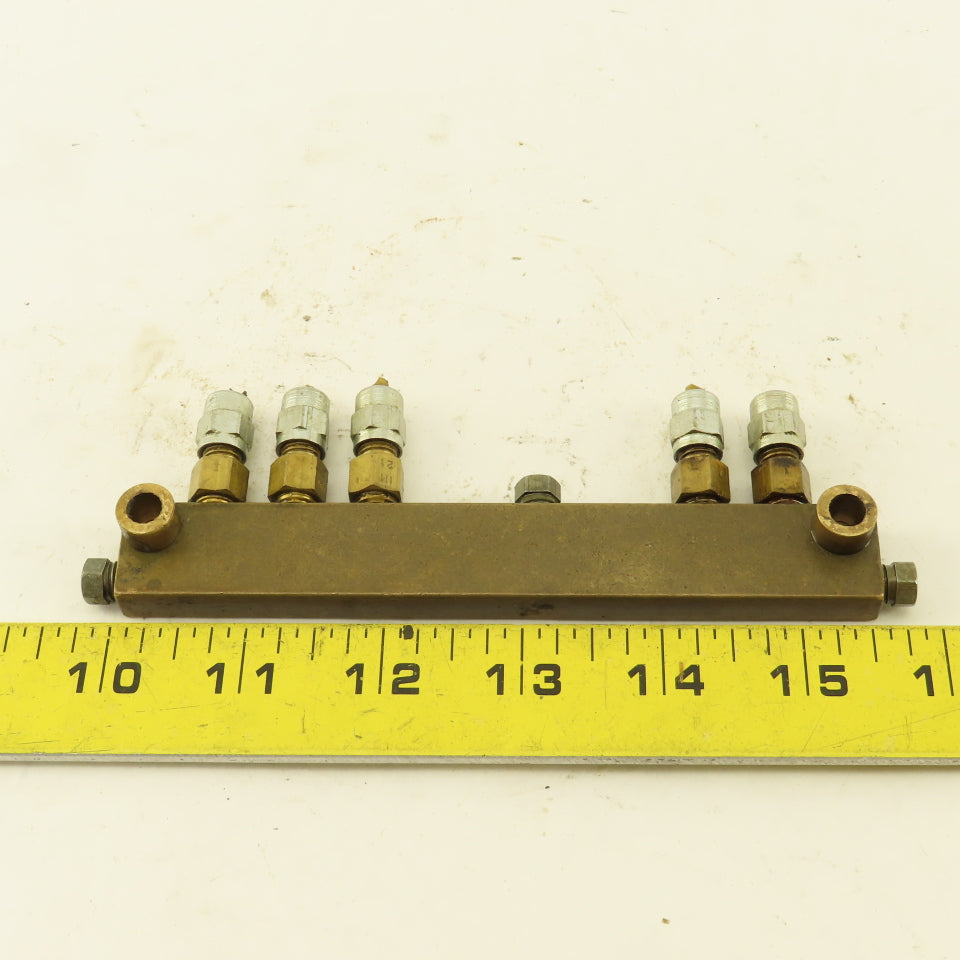 IM21 Lubricator Manifold 10 Port 5/16" Ports