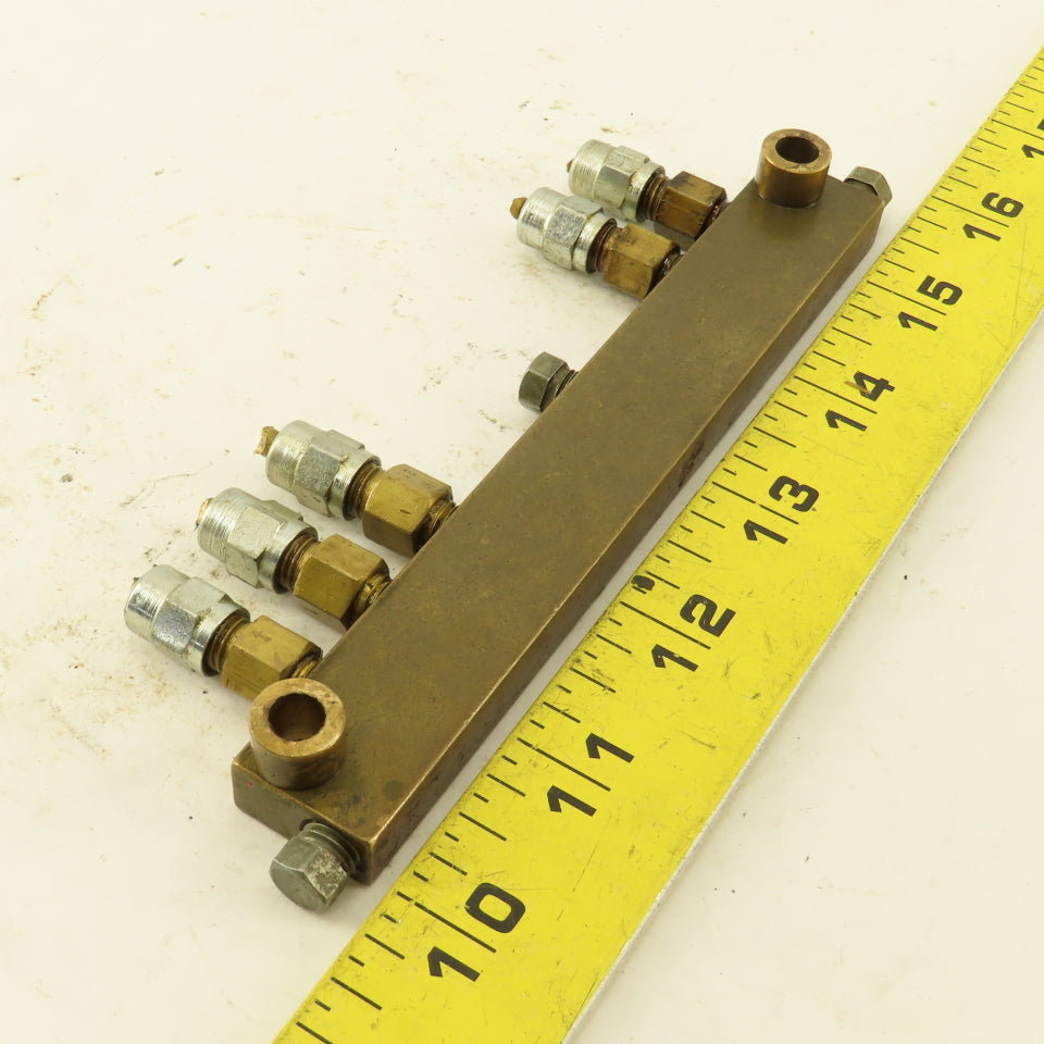 IM21 Lubricator Manifold 10 Port 5/16" Ports