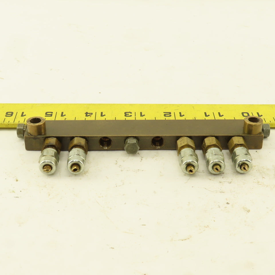 IM21 Lubricator Manifold 10 Port 5/16" Ports