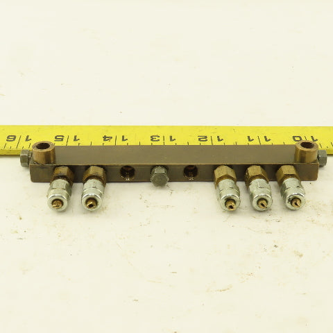 IM21 Lubricator Manifold 10 Port 5/16" Ports
