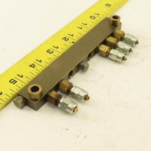 IM21 Lubricator Manifold 10 Port 5/16" Ports