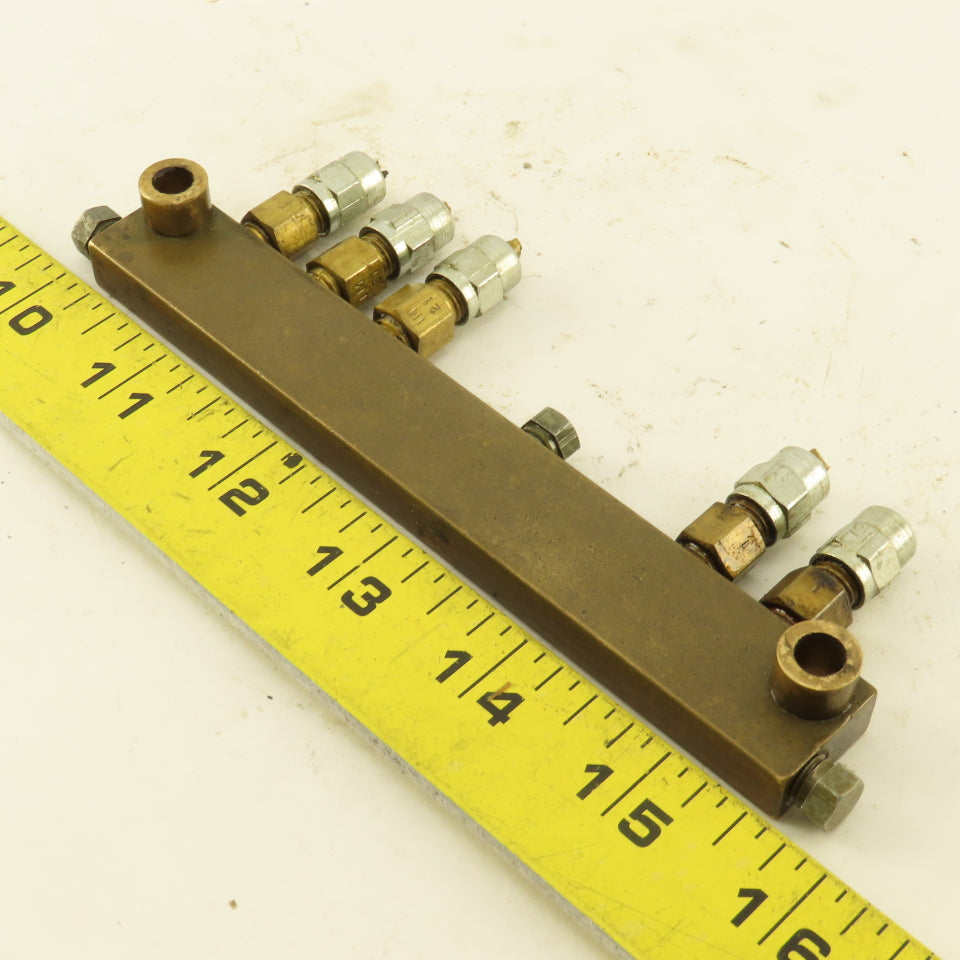 IM21 Lubricator Manifold 10 Port 5/16" Ports