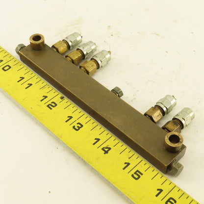 IM21 Lubricator Manifold 10 Port 5/16" Ports
