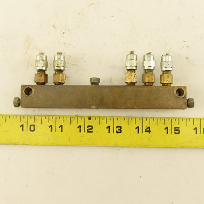 IM21 Lubricator Manifold 10 Port 5/16" Ports
