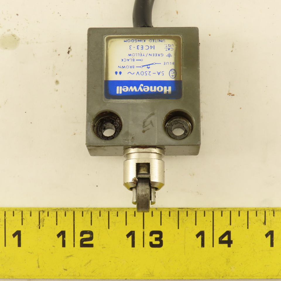 Honeywell 14CE3-3 5A 250V Roller Plunger Limit Switch