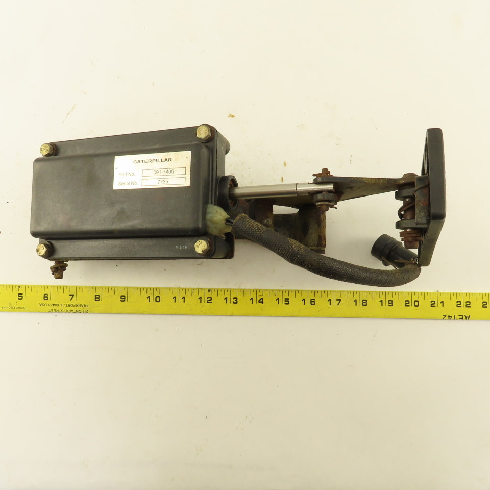 Caterpillar 091-7466 Accelerator Control Assembly W/Pedal From a M350 Forklift